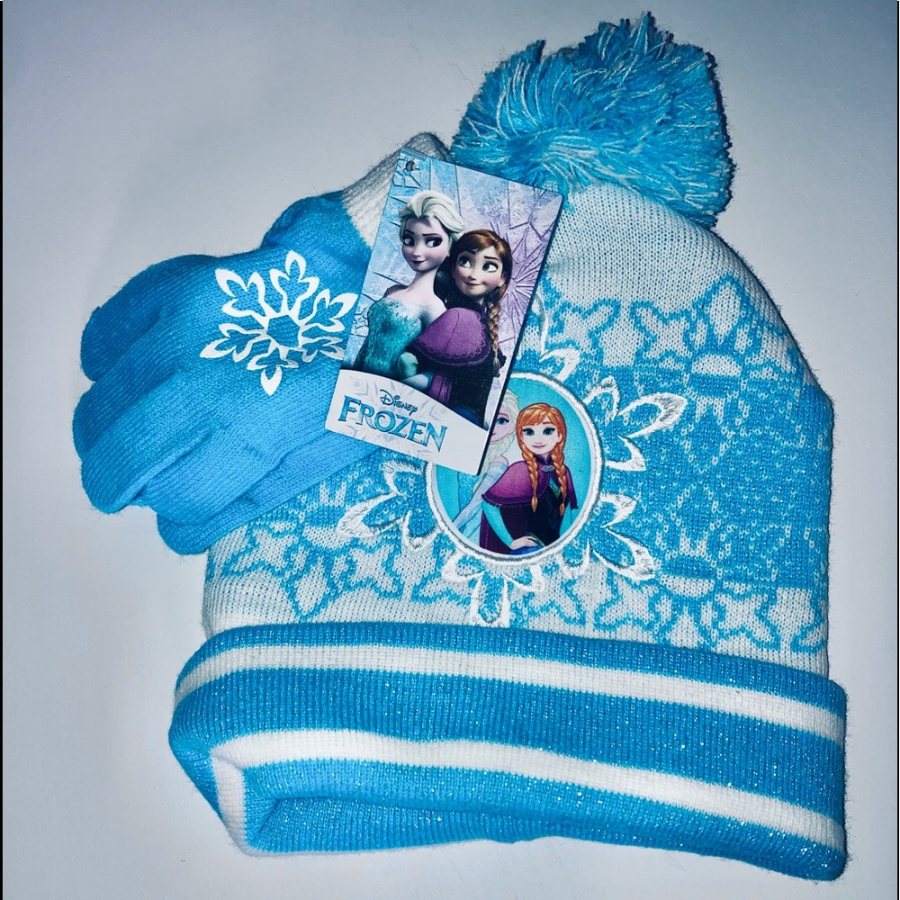 Frozen hat and glove set